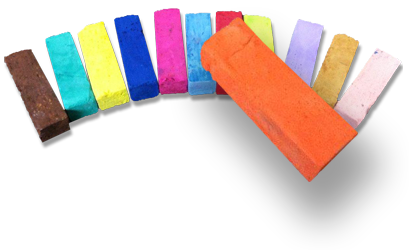 KINGART® Square Chalk Pastels, Set of 64 Unique Colors